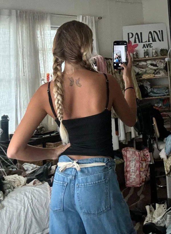Black Long Tank Size XS - Image 2