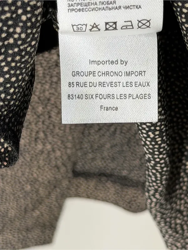 Molly Bracken Double Breasted Polka Dot Boyfriend Blazer Career Office Jacket‎ - Image 7
