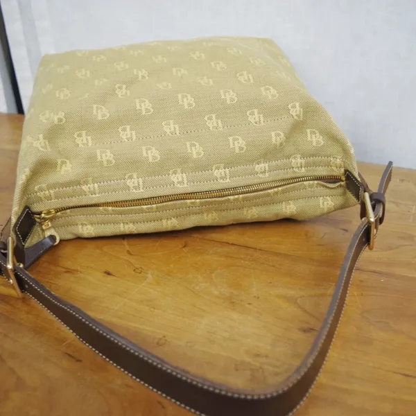 Dooney & Bourke Monogram Canvas Shoulder Bag - Image 7