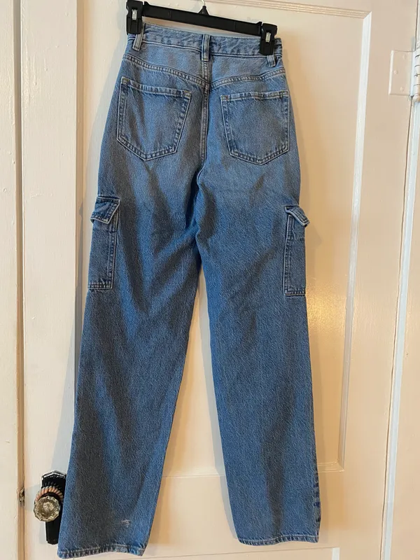 PacSun Baggy Straight Jeans with Zip-Up Pockets - Image 2