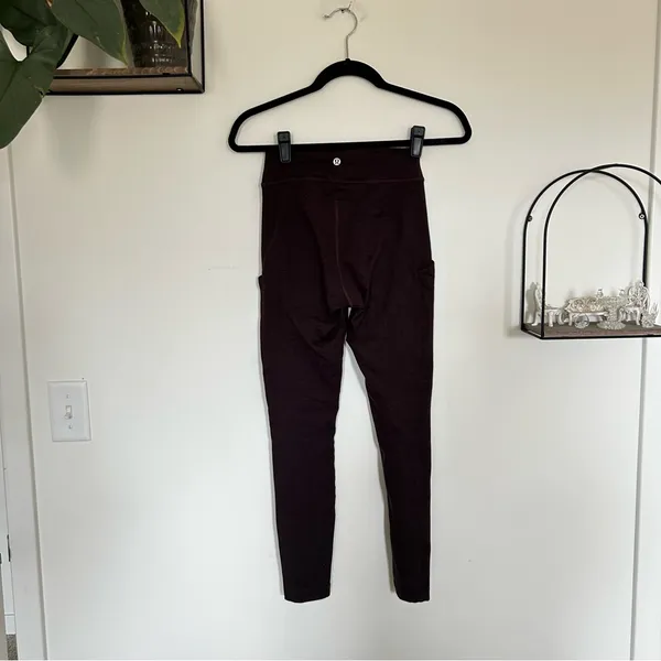 Lululemon Softy Suedey High-Rise Tight‎ 25" Size 4 - Image 2