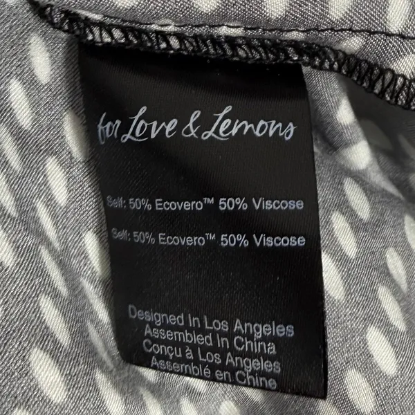 For Love & Lemons Beth Polka Dot Midi Dress Romantic Cocktail Size XS NWT - Image 7