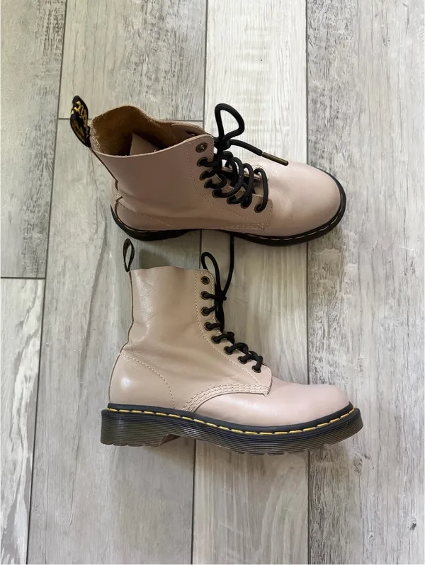 Dr. Martens 1460 Pascal Wanama Leather Grunge Punk Retro Whimsigoth Boots size 6 - Image 2