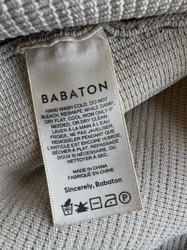 Babaton Ribbed Square-Neck Crop Tank - Off-White - Image 4