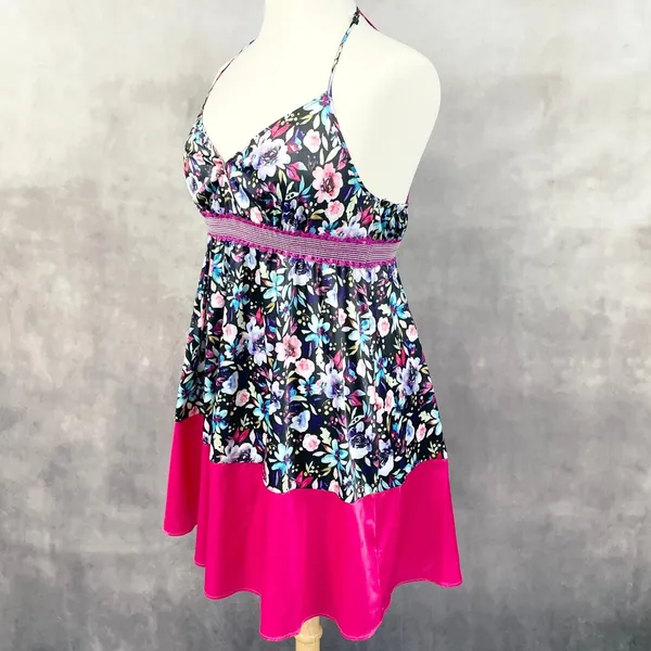 Venus Babydoll Dress Womens Large Stretch Flowy Boudoir Y2K Indie‎ Boho - Image 3