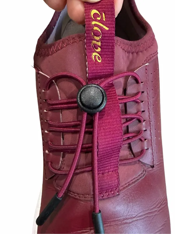 Clove Nursing Shoes Women’s 8.5 Maroon Leather LTD Edition Healthcare Slip On - Image 6