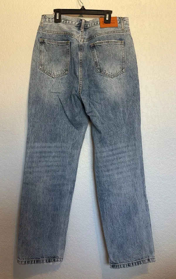 Princess Polly Asymmetric Jeans - Image 2