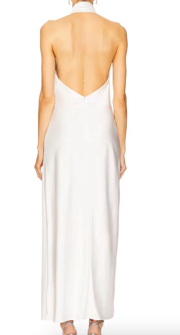 Darcy Backless Dress White Size 8 - Image 3