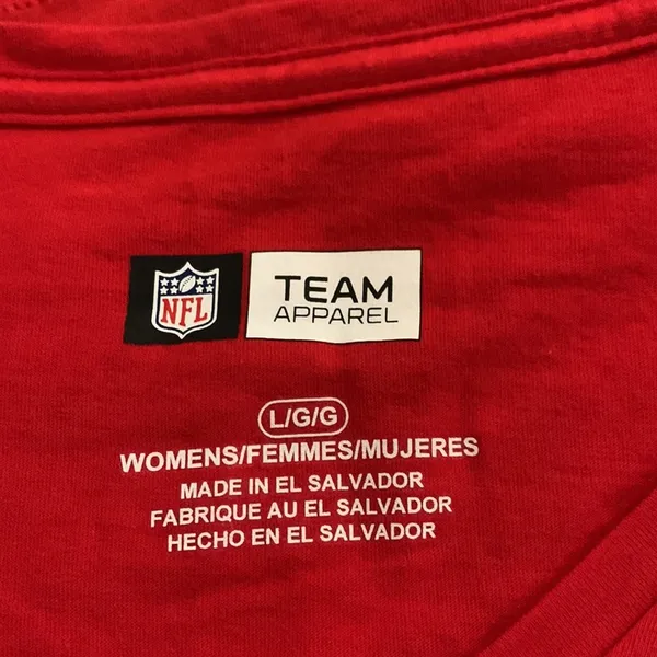 Ladies Size Large Kansas City Chiefs long sleeve Shirt NFL - Image 4