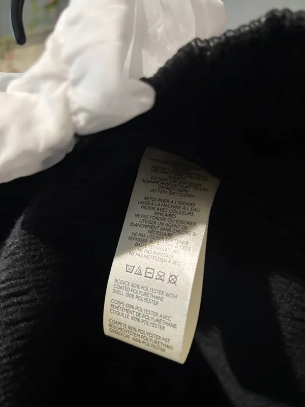Anthropologie Maeve Black Smocked Ruffle Strap Top – Size Small - Image 3