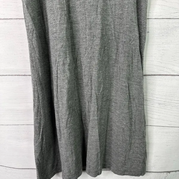 Alexander Wang Ribbed Knit Tank Top Scoop Neck Minimalist Designer Gray S - Image 6