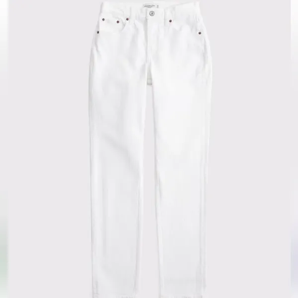 Abercrombie & Fitch Mid Rise 90s Straight Jean - Image 7