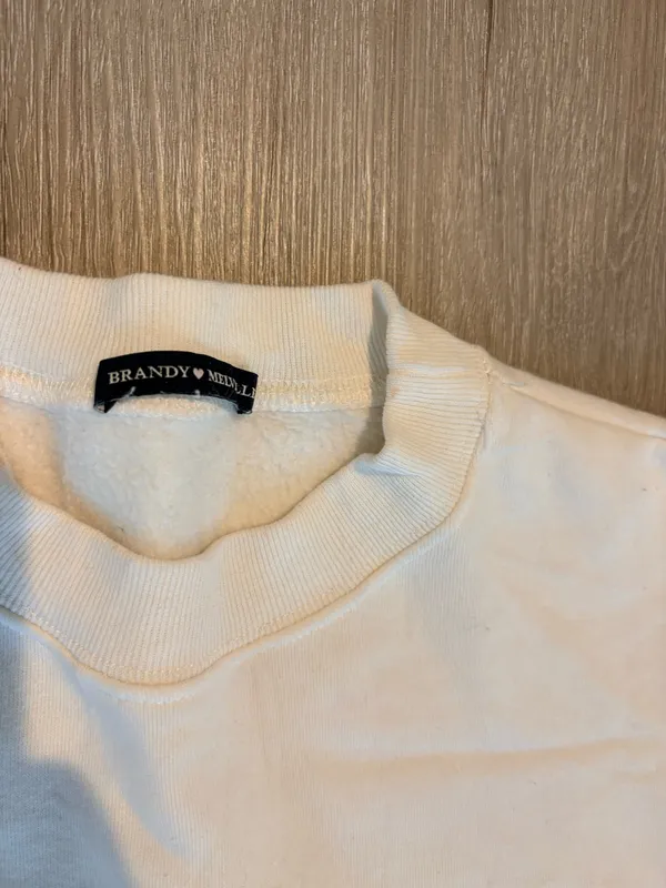 Brandy Melville Oversized Colorblock Sweatshirt Size Large - Image 3