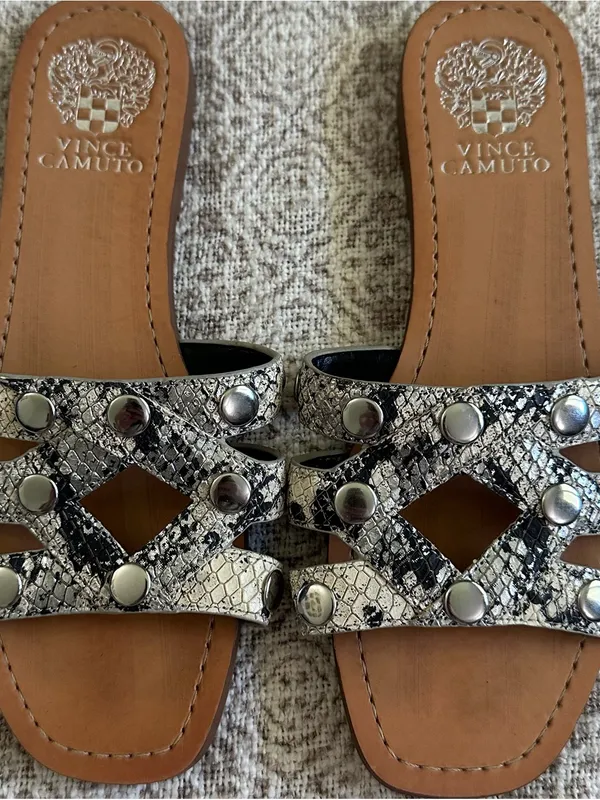 Vince Camuto Vazista Studded Slide Sandals - Image 2