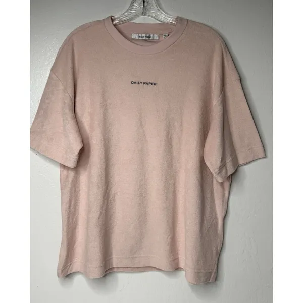 Daily Paper Renu T-shirt Women‎ Size M Hushed Pink Trendy Girlcore Hipster New - Image 2