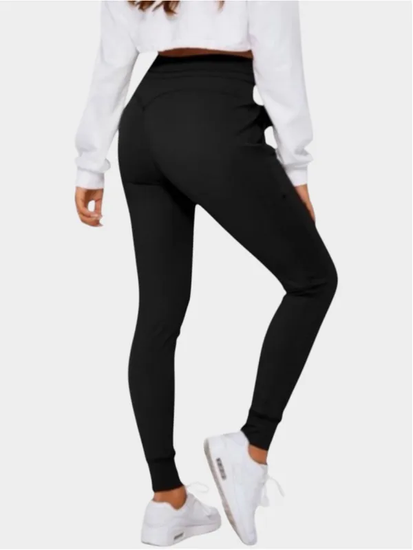 Size M (Reg) Halara High Waisted Drawstring Side Pocket Plain Jogger Pants - Image 2