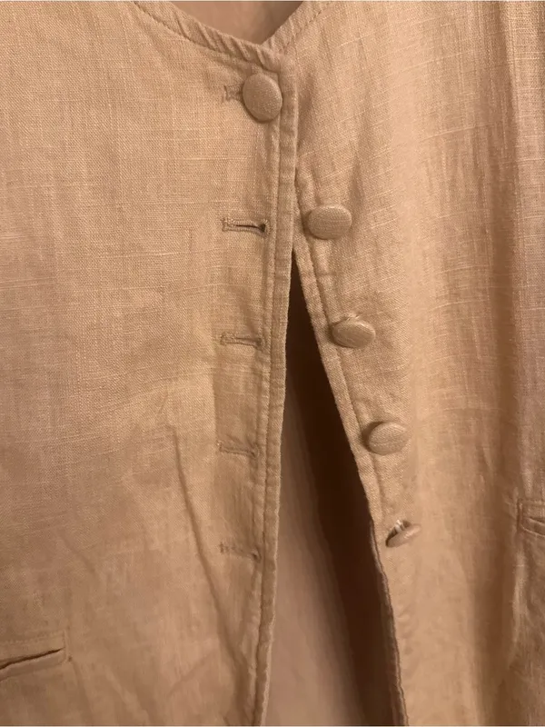 FREE PEOPLE Millie‎ Linen Vest - Image 3