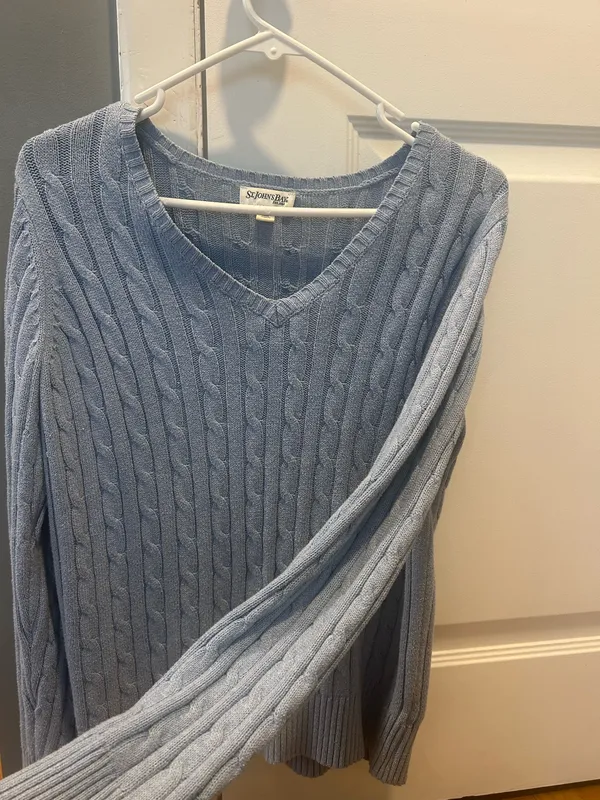 St. John's Bay Vintage Blue sweater - Image 2
