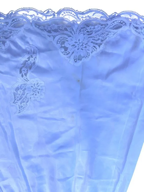 Wonder Maid White Half Slip With Lace Hem Non-Cling Size M Made In USA 21t - Image 3