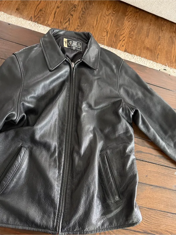 Eddie Bauer Legend Women’s Black Leather Jacket XL Tall - Image 12