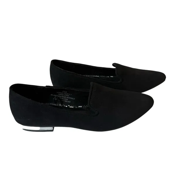 Seychelles Womans Size 5.5 Ruby‎ III Black Faux Suede Flats Vegan Office Capsule - Image 5