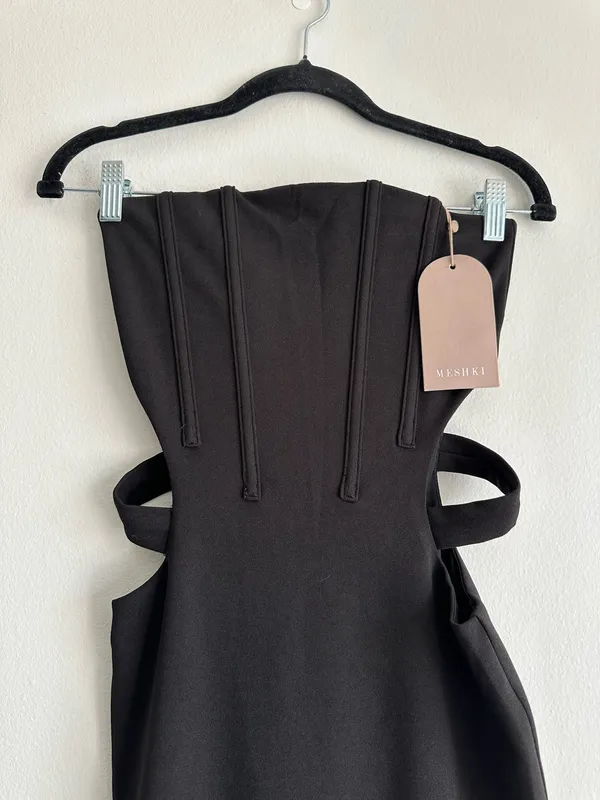 Meshki Catherine Cut Out Midi Dress - Image 3