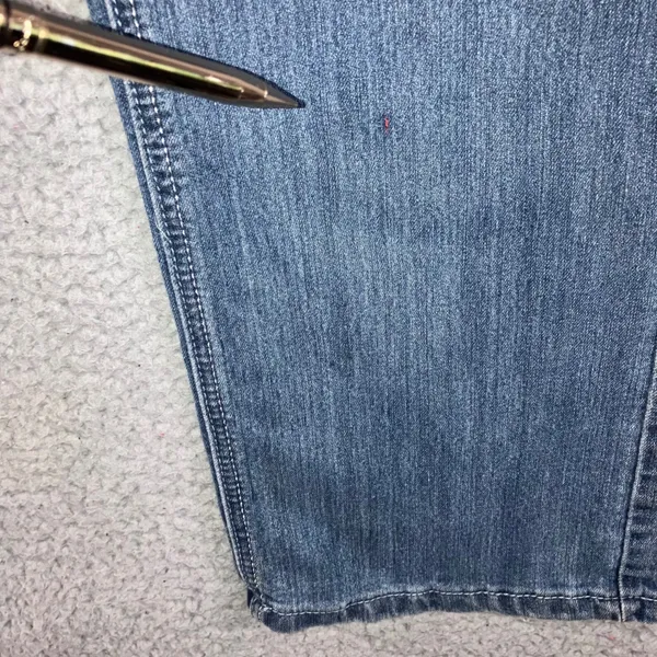 Vtg‎ Embellished Straight Leg Jeans Women 14 35x31 Stretch Y2K Western Outdoor - Image 6