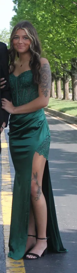 Green Prom Windsor Dress - Image 3