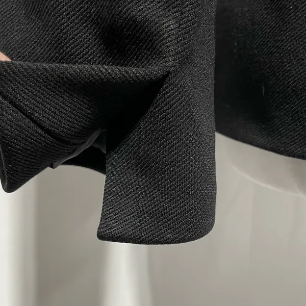 J Crew Stretch Twill Slim Fit Open Front Going Out Blazer CC274 Black Size 2 - Image 15