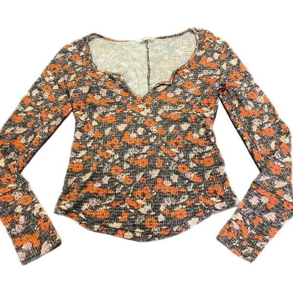 NWOT Free People Intimately Ciara Printed Layering Top Sz S - Image 4