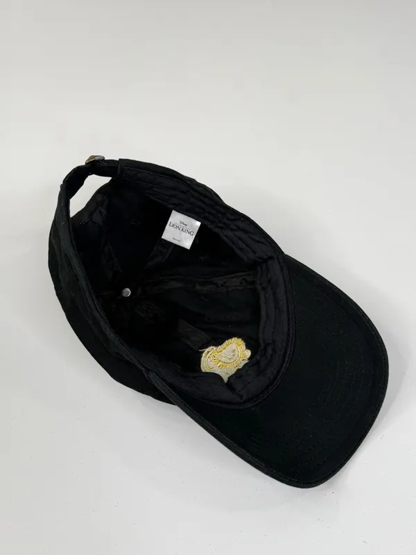 DISNEY The Lion King Dad Hat Black w Gold Simba Embroidery Unisex-OS - Image 5