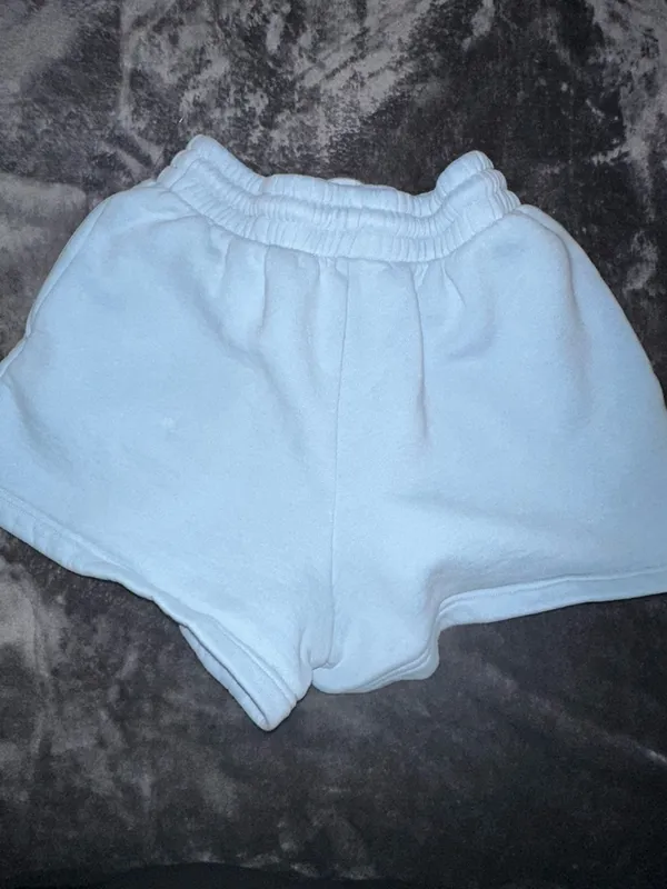 White Fox Boutique Light Blue Sweater Shorts size XS - Image 3