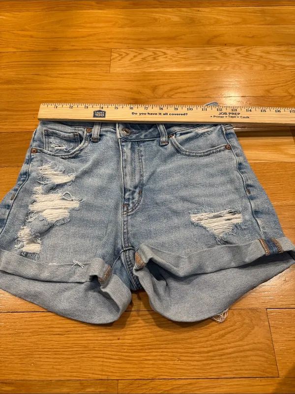 American Eagle outfitters mom jeans shorts size 0 - Image 2