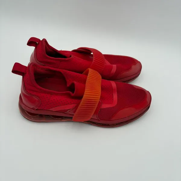 Aldo $85 Red Air Cushion Woman’s 8.5 Slip-on Hook and Loop Closure Running Shoes - Image 4