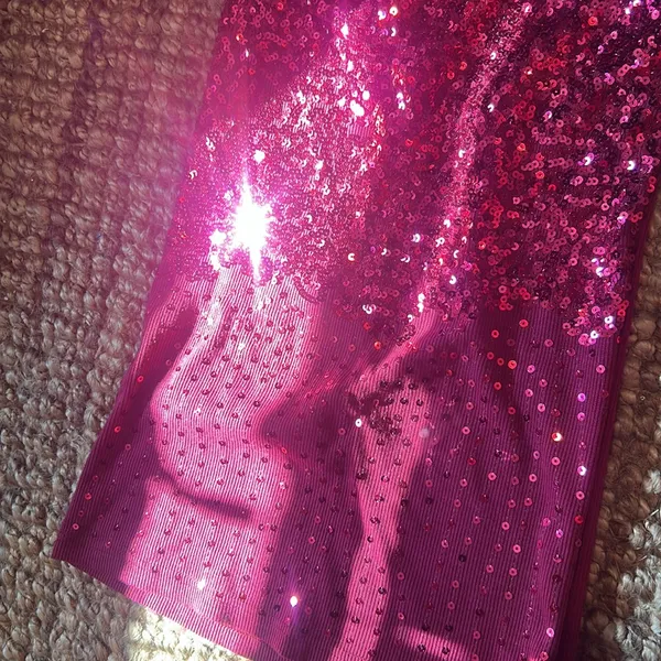 Sugar & Spice Vintage Pink Sequenced Tank Size Medium - Image 8