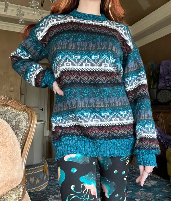Bohemian Mexico Sweater Size M - Image 2