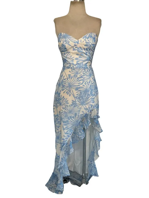 Amanda Uprichard X REVOLVE Eden Gown in Wish Print Small New Womens Maxi Dress - Image 4