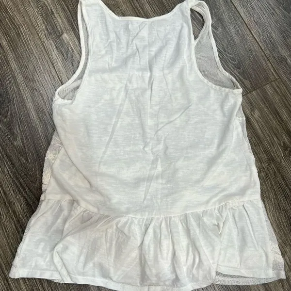 American Eagle White Lace Tank Top - Image 2