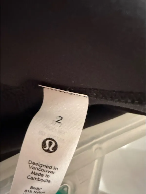 Lululemon Black High Waist Jogger Pants Size 2 - Image 7