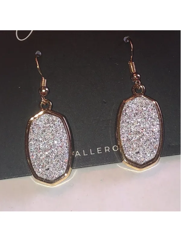 Jasmine Lane Gold Tone and Silver Tone Dangle Drop Boho Earrings - Image 3