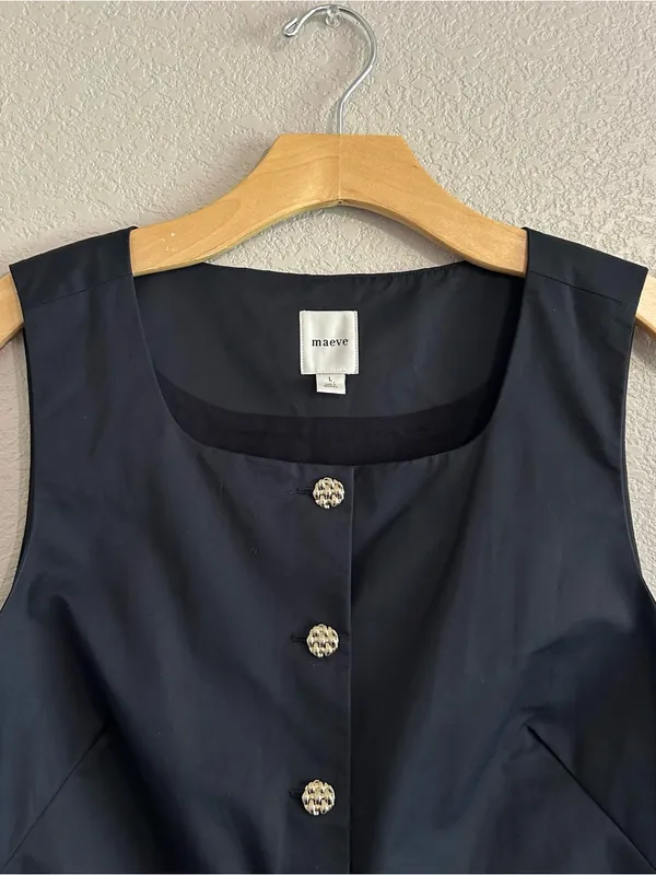 Maeve Button Front Vest - Image 6