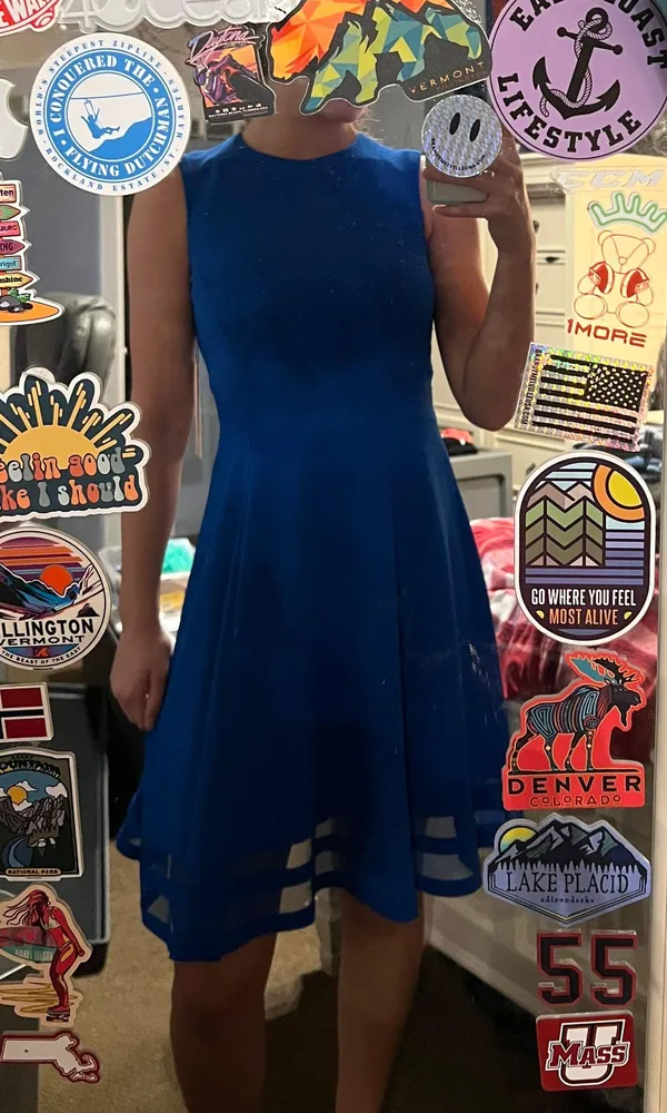 Calvin Klein Blue Dress - Image 3