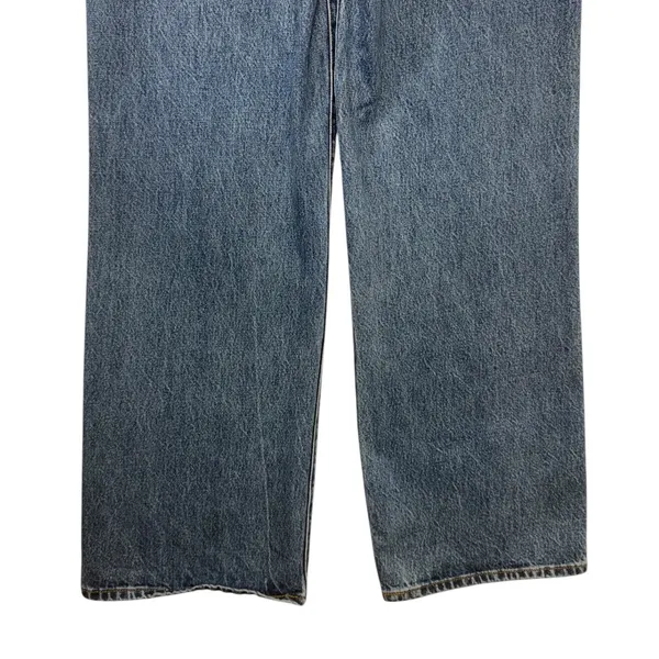 Denim Forum The Farrah Hi-Rise‎ Wide Leg Jeans Blue Size 29 Denim Pants - Image 10