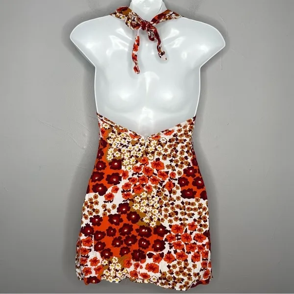 HER PONY Mini Dress Womens Size 2 Festival Retro Boho Coachella Hippie Nostalgia - Image 6