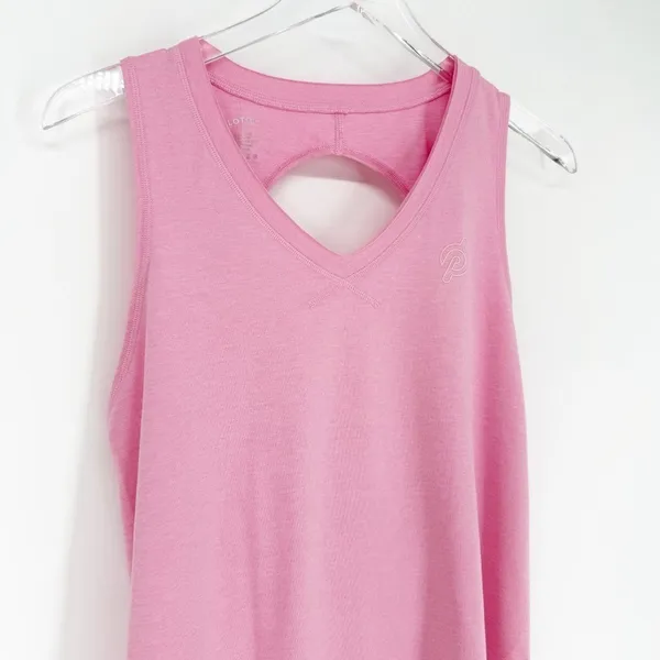 Peloton Open Back Workout Tank‎ Top Women's Size L Pink Athleisure - Image 4