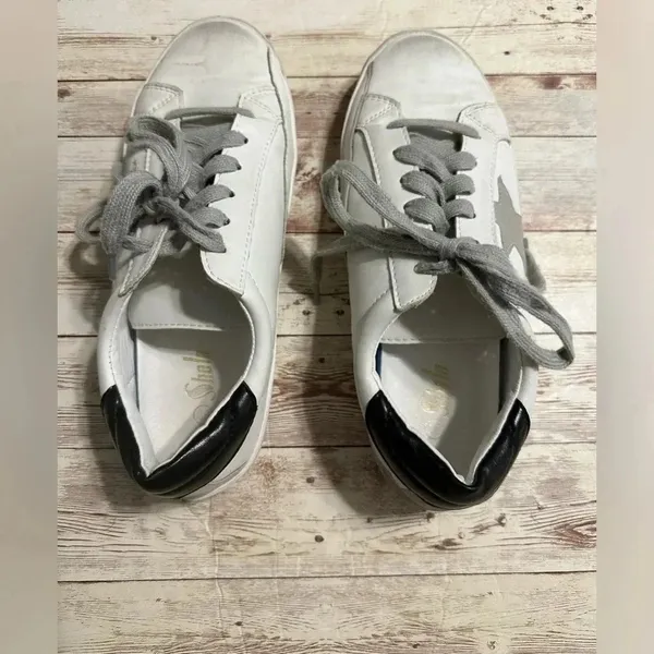 White Sneakers Size 8.5 Women's Shoes Walking Trendy - Image 10