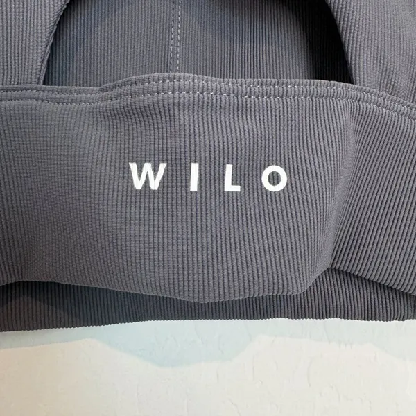 Wilo The Label Sports Bra Size XS Base Ribbed Longline Cutout Crop Top Capsule‎ - Image 6