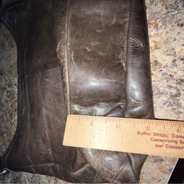 Frye medium leather should bag - Image 9