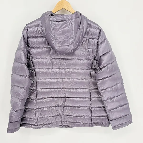 Andrew Marc‎ Puffer Jacket Womens XL Lilac Purple Packable Premium Down Hooded - Image 3