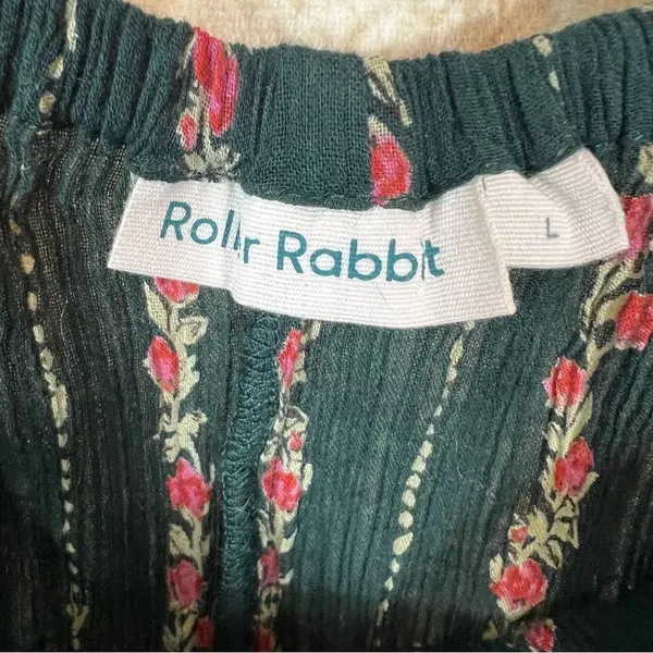 Roller Rabbit Mateaus Linden Cotton Gauze Peasant Blouse - Image 8